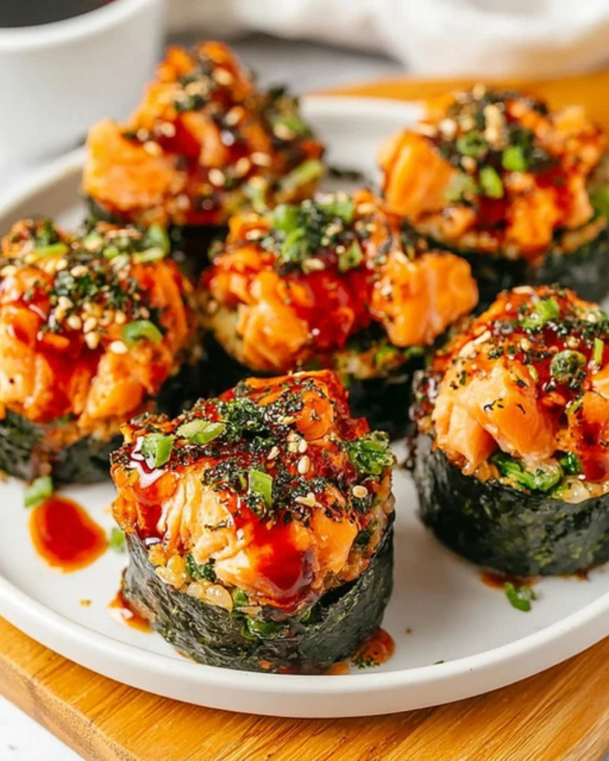 Baked Chipotle Salmon Sushi Cups: Best Easy Recipe